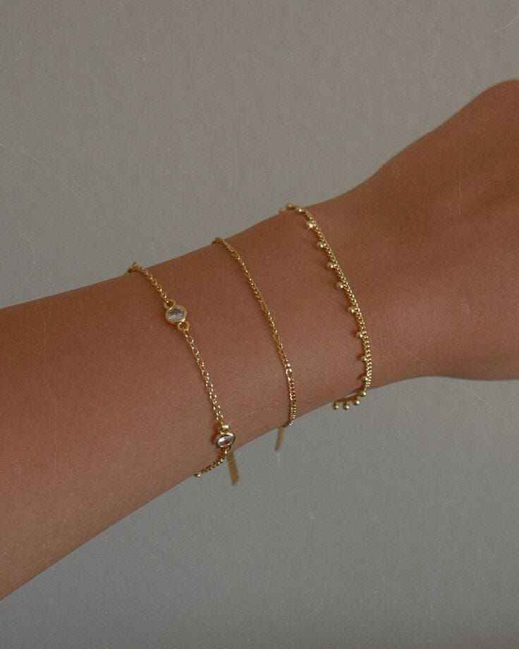 18k plated bracelet
gold filled bracelet